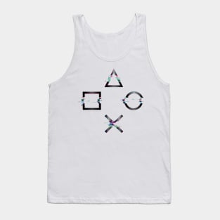 Glitched Play Station Tank Top